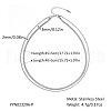 Fashionable Stainless Steel Double Layer Necklaces for Women VZ1613-2-4