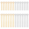 Unicraftale 32Pcs 4 Style 304 Stainless Steel Pendants STAS-UN0044-20-1