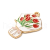 Alloy Enamel Pendants ENAM-R147-12A-G-2