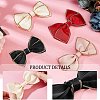 AHADEMAKER 8Pcs 4 Colors Polyester Bowknots Ornament Accessories AJEW-GA0005-45-3