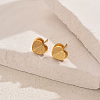 Stainless Steel 3D Heart Stud Earrings for Women GB5013-2