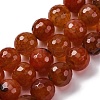 Natural Dragon Veins Agate(Dyed & Heated) Beads Strands G-K390-A02-01-2