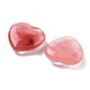Mother's Day Gifts Heart Watermelon Stone Glass Palm Stones G-C134-06A-03-2