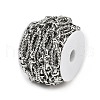 304 Stainless Steel Twist Oval Link Chains CHS-C017-08P-3