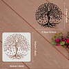Large Plastic Reusable Drawing Painting Stencils Templates DIY-WH0172-601-2