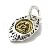 Tibetan Style Rack Plating Alloy Pendants FIND-Z024-01B-2
