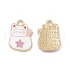 Alloy Enamel Pendants ENAM-H039-02G-2