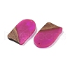 Resin & Wood Pendants WOOD-F015-13G-2