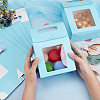 Paper Gift Storage Boxes with Visible Window CON-WH0110-003B-01-5