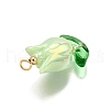 UV Plated Acrylic Pendants PALLOY-TA00270-3