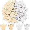 Unicraftale 40Pcs 2 Colors 304 Stainless Steel Charms STAS-UN0028-59-1