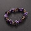 Chips Gemstone Beaded Stretch Bracelets BJEW-JB01824-05-1