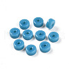 Opaque Solid Color Glass Beads X1-GLAA-N007-6x3mm-A03-1