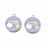 Alloy Enamel Pendants ENAM-S115-178-2