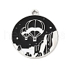 Alloy Enamel Pendants PALLOY-Q451-01C-1