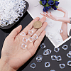 SUPERFINDINGS Transparent Acrylic Linking Rings TACR-FH0001-11-3