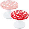 CRASPIRE 2Pcs 2 Colors Resin Earring Display Stands EDIS-CP0001-01-1