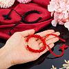 Nylon Weave Bracelets Making AJEW-TA00023-4