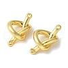 Brass Knot Connector Charms KK-S518-05G-2