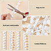 Pom Pom Ball Nylon Trim Ribbon OCOR-WH0078-207-4