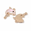 Alloy Enamel Connector Charms ENAM-I054-02B-2