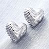 Brass Stud Earrings EJEW-Q015-18P-1
