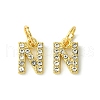 Rack Plating Alloy Rhinestone Pendants PALLOY-S187-01N-1