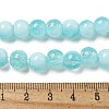 Crackle Glass Beads Strands X1-GLAA-U001-8mm-08-4