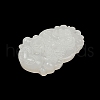 Natural White Jade Carved Pendants G-S384-01F-3
