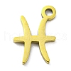 12Pcs Ion Plating(IP) 304 Stainless Steel Pendants STAS-H180-01G-2