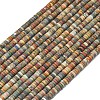 Natural Red Picasso Jasper/Polychrome Jasper Beads Strands G-P575-B10-4x1mm-2