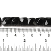 Natural Black Tourmaline Beads Strands G-C109-A10-01-5