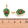 Brass Enamel Pendants KK-N257-59G-3