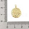 Brass Enamel Pendants KK-P300-25G-3