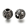 304 Stainless Steel European Beads STAS-D191-05O-AS-1