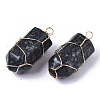 Natural Mixed Gemstone Pendants G-R458-01-2