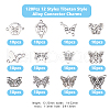 DICOSMETIC 120Pcs 12 Styles Tibetan Style Alloy Connector Charms FIND-DC0005-47-2