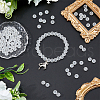 DICOSMETIC 2 Strands Transparent Glass Beads Strands GLAA-DC0001-41-4