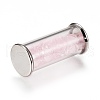 Alloy & Glass Wish Bottle Pendants G-Z017-08-2