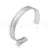 Non-Tarnish 304 Stainless Steel Bangles BJEW-L682-030P-3