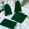 Beebeecraft Velvet Jewelry Drawstring Gift Bags ABAG-BBC0001-10C-05-4
