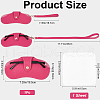 CREATCABIN 1 Set Portable Imitation Leather Eyeglass Cases AJEW-CN0002-45F-2