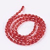 Faceted Glass Beads Strands GLAA-A036-F15-2