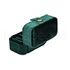 Mini Rectangle Velvet Ring Storage Boxes with Snap Buttons CON-Z009-02-4