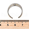 304 Stainless Steel Adjustable Open Cuff Rings RJEW-V011-03GP-5