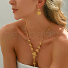 Luxury Zinc Alloy Hollow Flower Tassel Earrings & Necklaces Set for Women VE4616-2