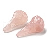 Natural Rose Quartz Pendants G-M417-06G-2