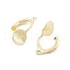 Brass Clip-on Earrings Findings KK-K371-27A-G-2