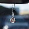 Rhinestone Football Pendant Decorations PW-WG1051D-01-2