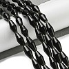 Natural Obsidian Beads Strands G-A223-A03-01-2